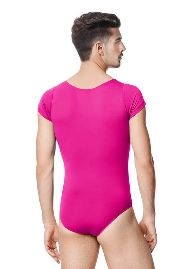 Mens Cap Sleeve Gymnastics Leotard