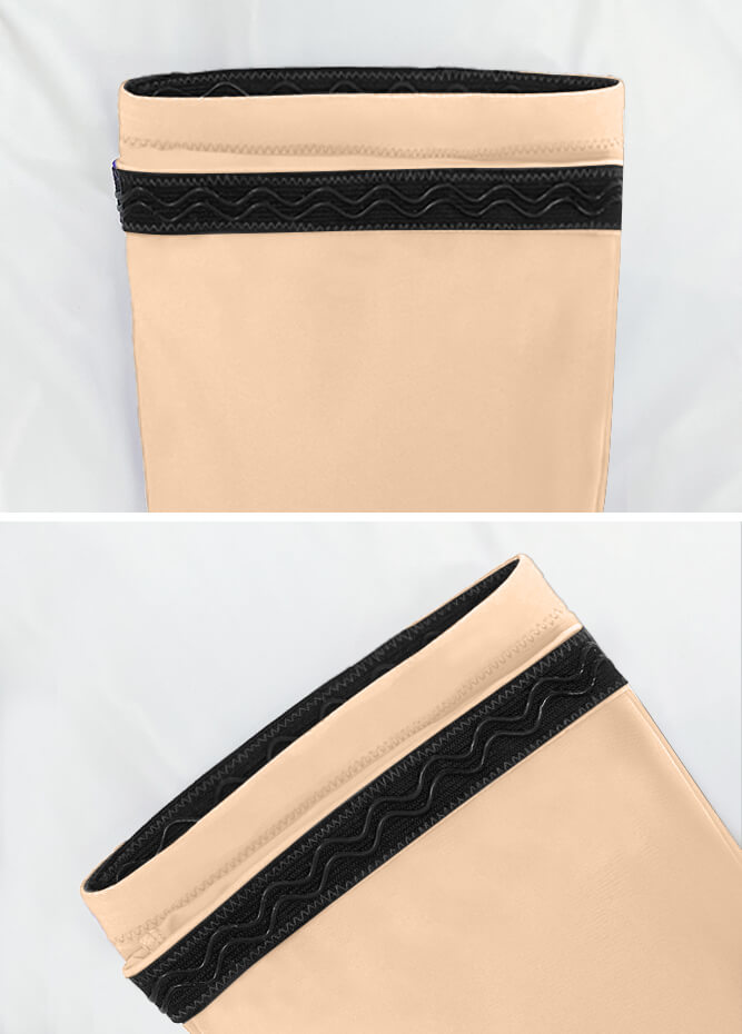 Thigh-High Stockings with Silicone Leg Grippers