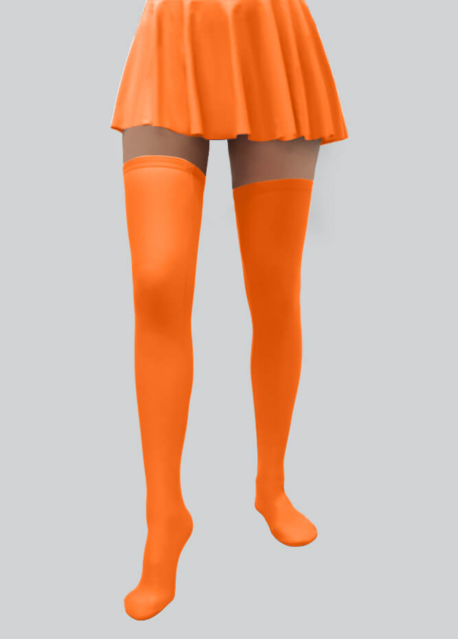 Thigh-High Stockings with Silicone Leg Grippers