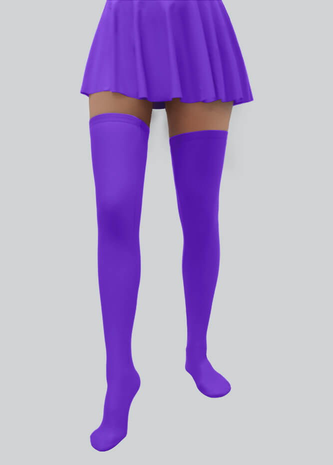 Thigh-High Stockings with Silicone Leg Grippers