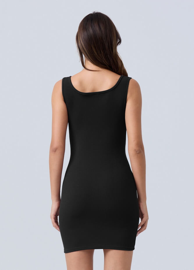 Ribbed Short Bodycon Mini Dresses