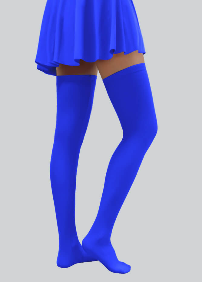 Thigh-High Stockings with Silicone Leg Grippers