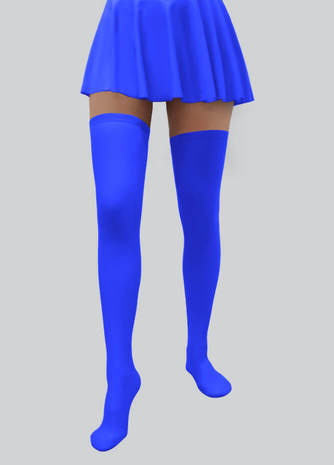 Thigh-High Stockings with Silicone Leg Grippers