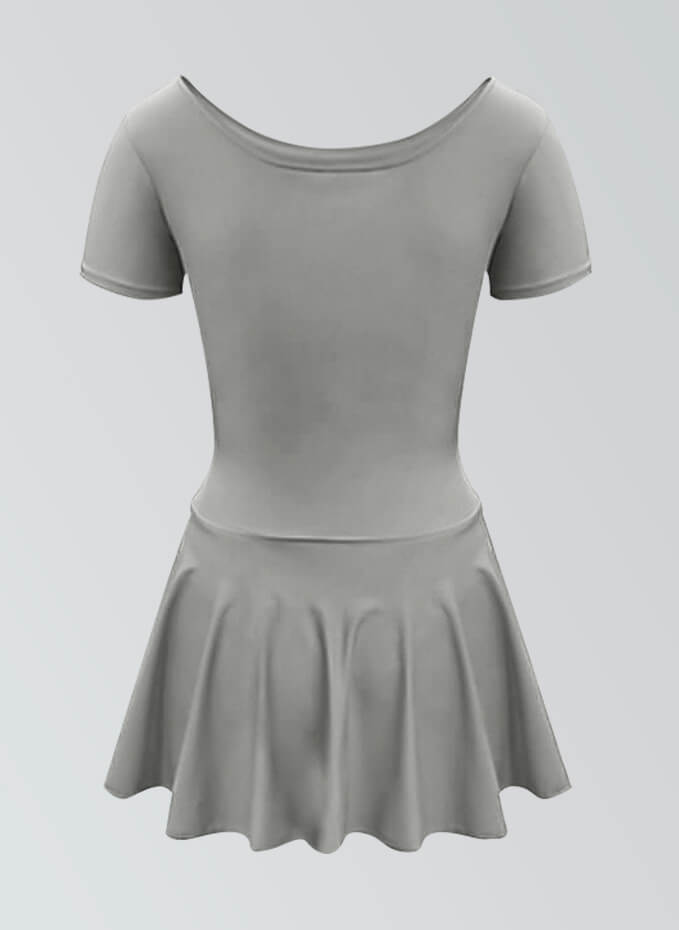 Thong Short Sleeve Skirted Leotard