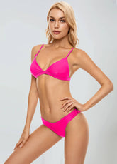Womens Cheeky Low Rise Bikini Bottoms