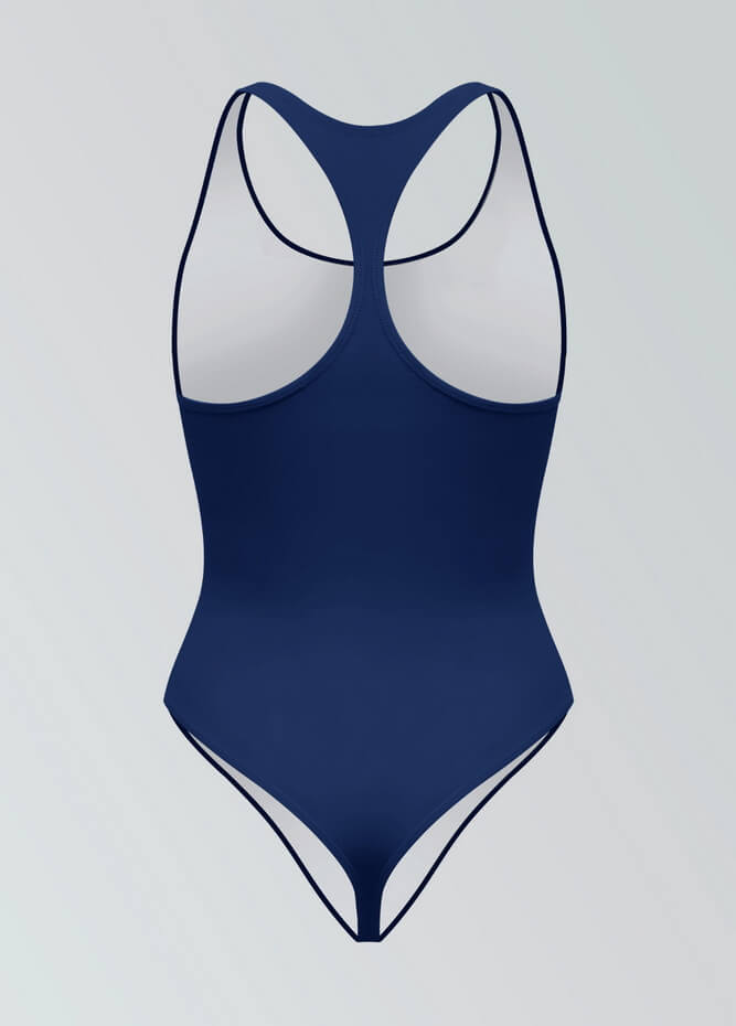 Womens Racerback Fitness Thong Leotard