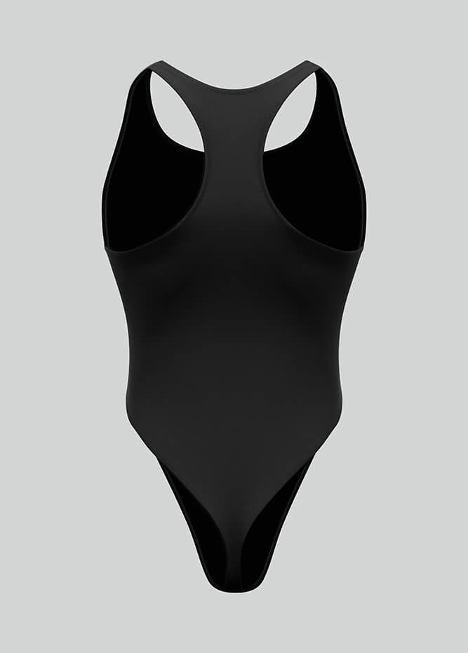 Mens Racer Back Fitness Thong Leotard