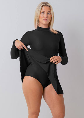 Speerise Women Dance Leotard with Skirt