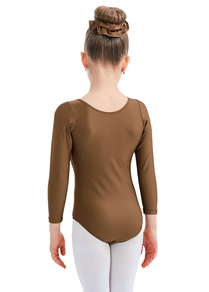 Speerise Girls Roundneck Long Sleeve Leotard