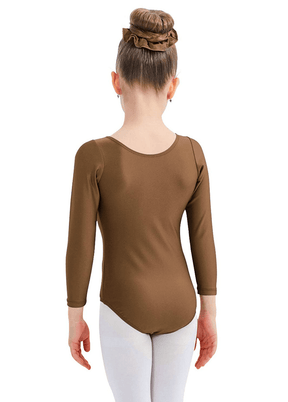 Speerise Girls Roundneck Long Sleeve Leotard