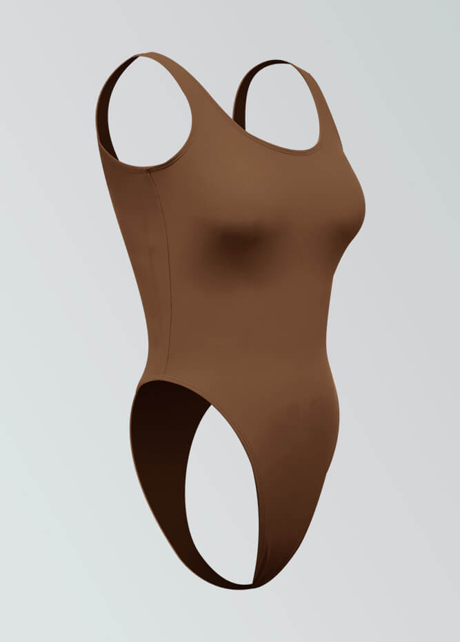 Womens High Cut Thong Spandex Leotard