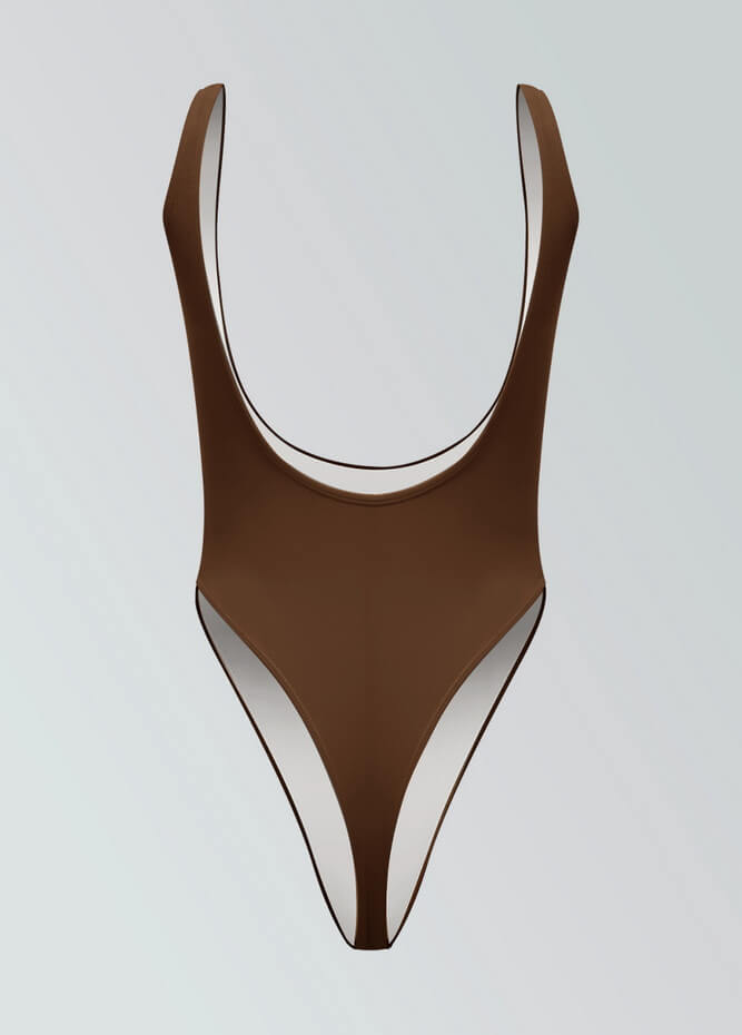 Womens Spandex Suspender Thong Leotard