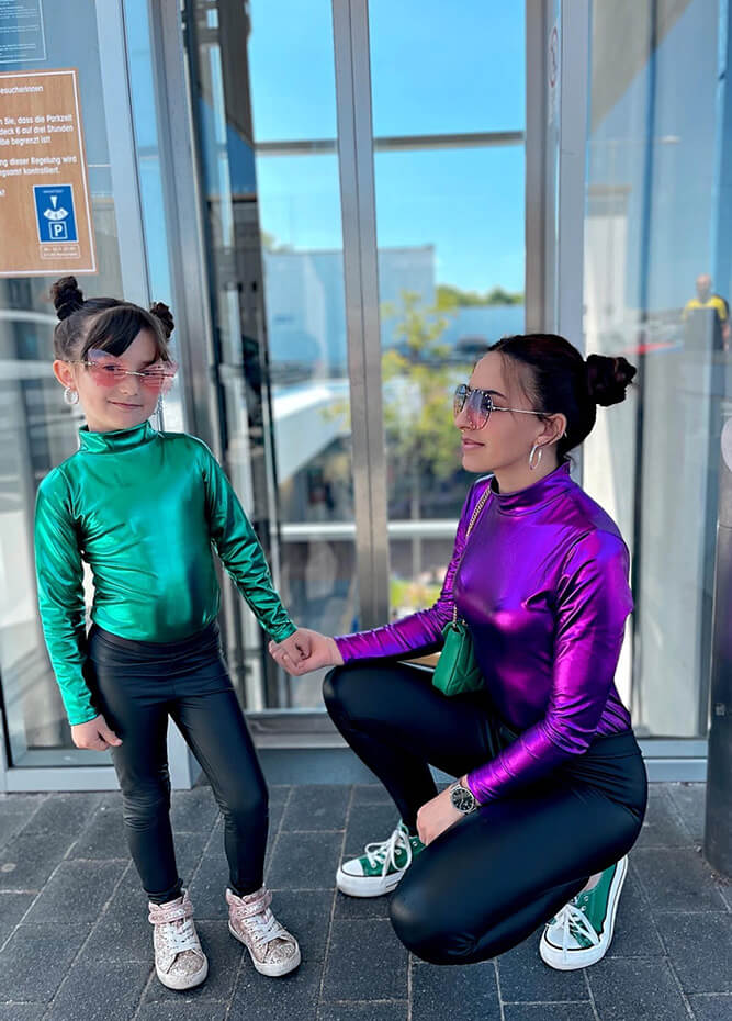 Speerise Girls Shiny Metallic Leotards
