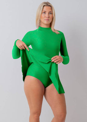 Speerise Women Dance Leotard with Skirt