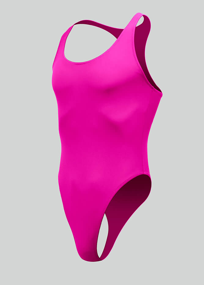 Mens Racer Back Fitness Thong Leotard