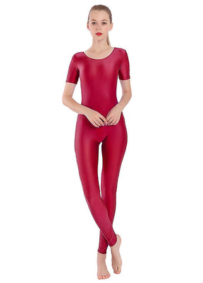Speerise 3/4 Sleeve Unitard Spandex Jumpsuit