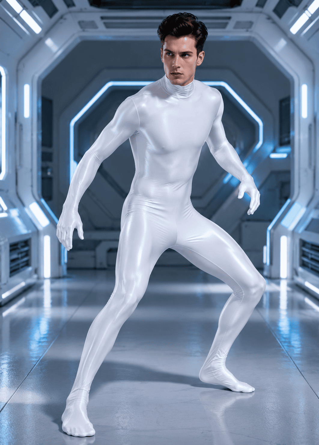 Mens Full Body Costume Spandex Unitard