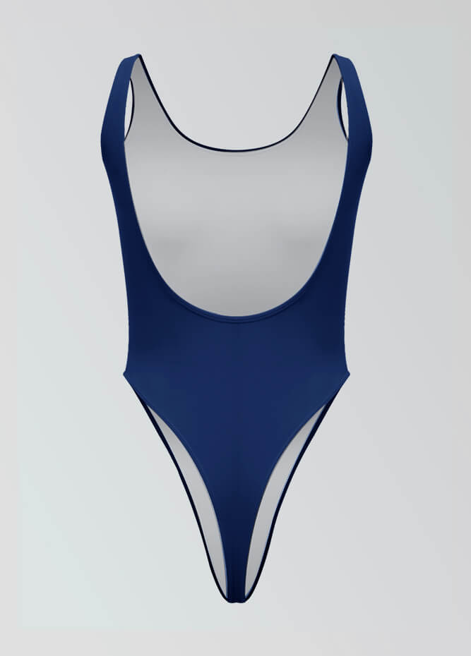 Womens High Cut Thong Spandex Leotard