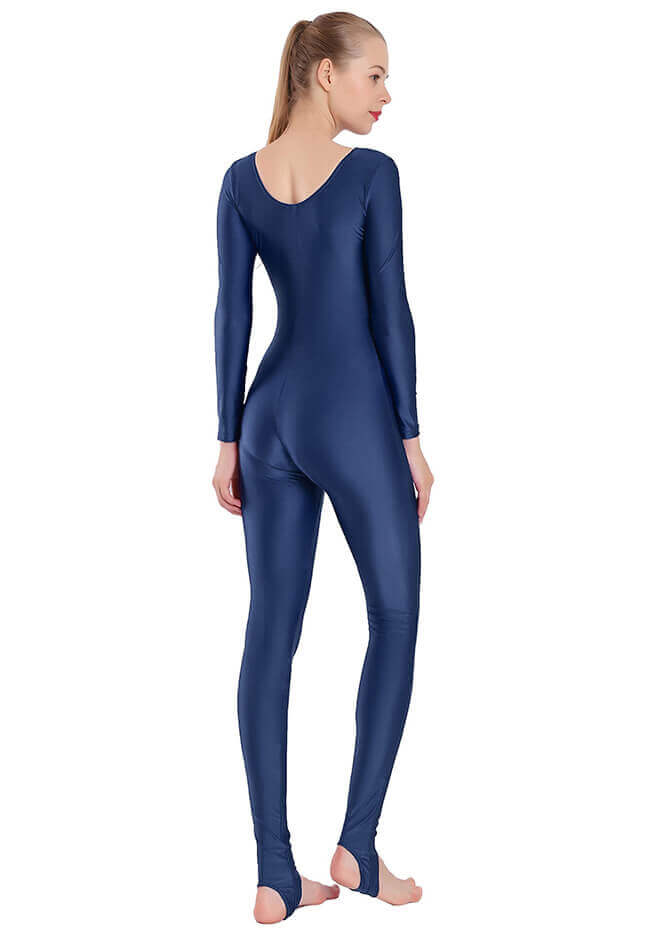 Womens Scoop Neck Unitard with Stirrup