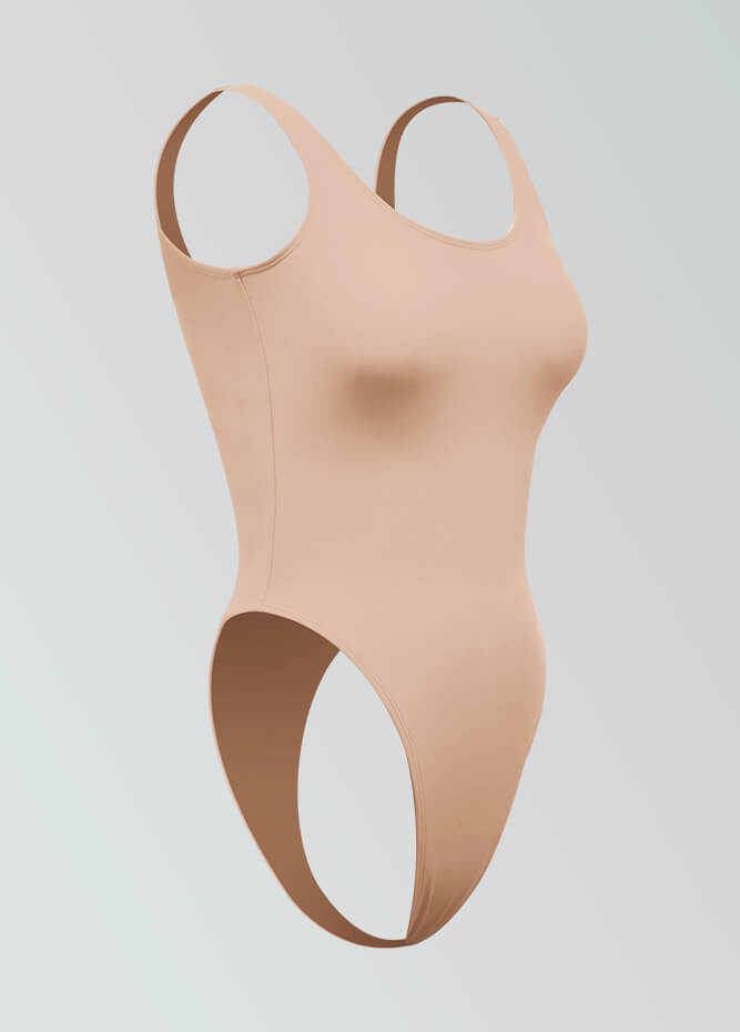 Womens High Cut Thong Spandex Leotard