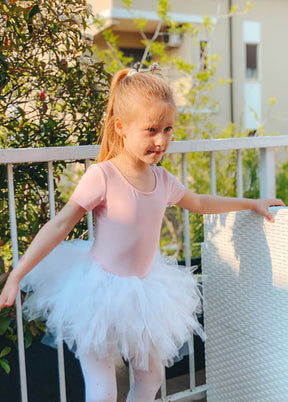 light pink leotard