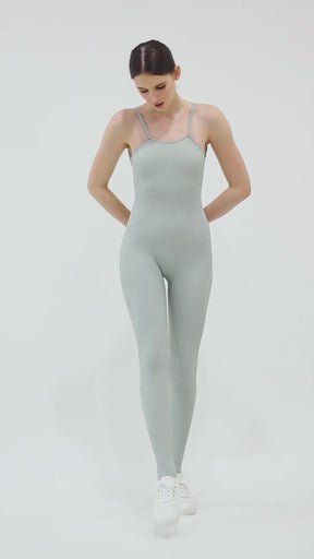 Speerise Womens Camisole Footed Unitard