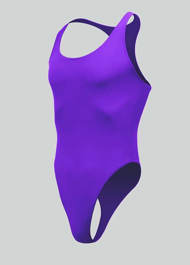 Mens Racer Back Fitness Thong Leotard