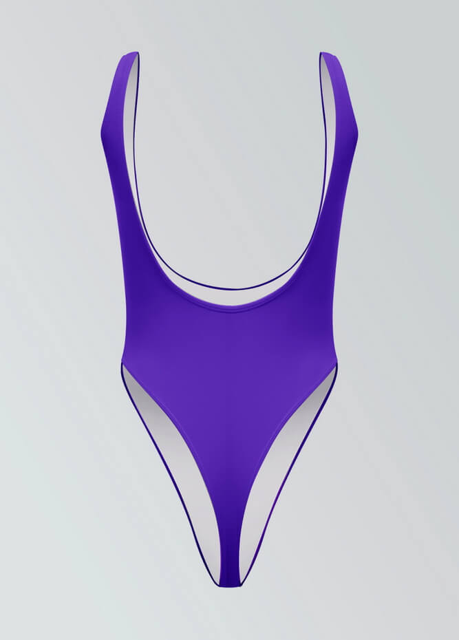 Womens Spandex Suspender Thong Leotard