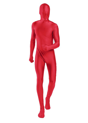 red zentai suit
