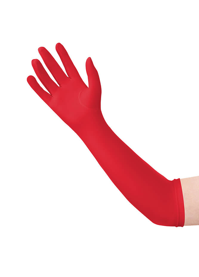Long Matte Seamless Spandex Gloves