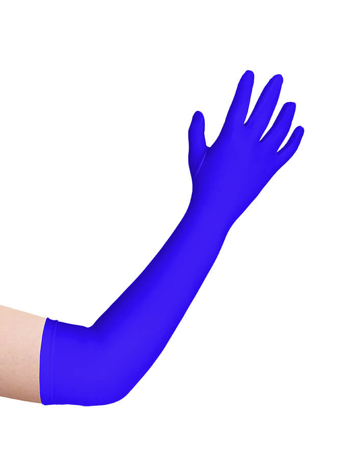 royal blue spandex gloves