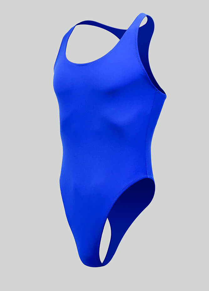 Mens Racer Back Fitness Thong Leotard
