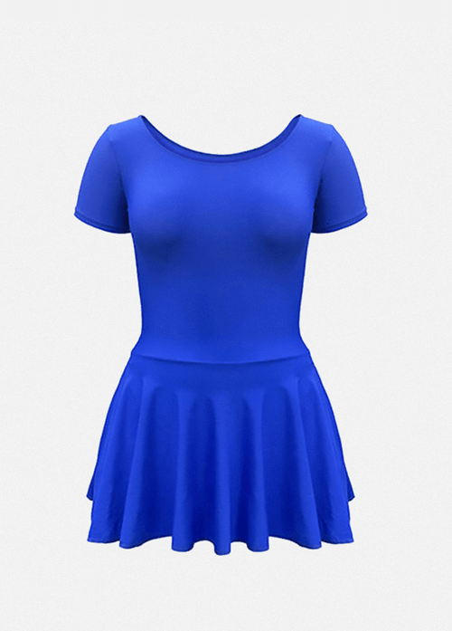 Short Sleeve Skirted Leotard (Fringe) main image 1