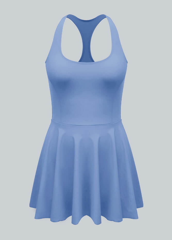 2-in-1 Athletic Dress With Detached Shorts
