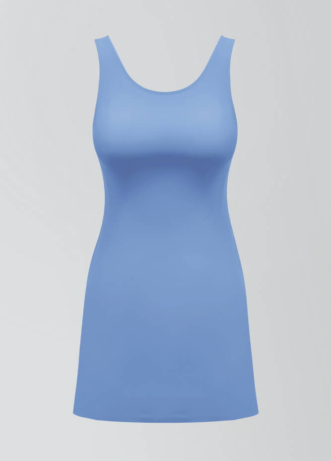 2-in-1 Tank Active Dress With Attached Shorts