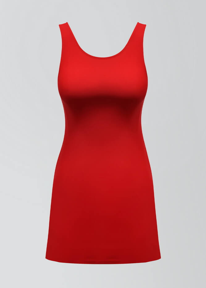 2-in-1 Tank Active Dress With Attached Shorts