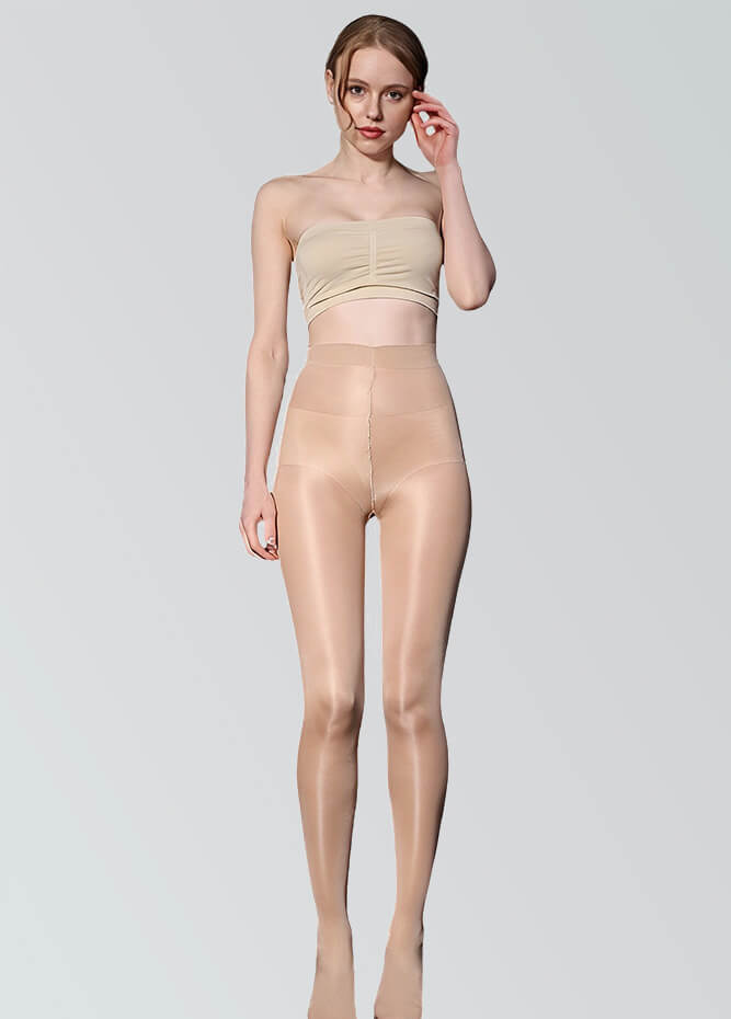 2 Pairs Pantyhose Shaping Reflective Tights 50D
