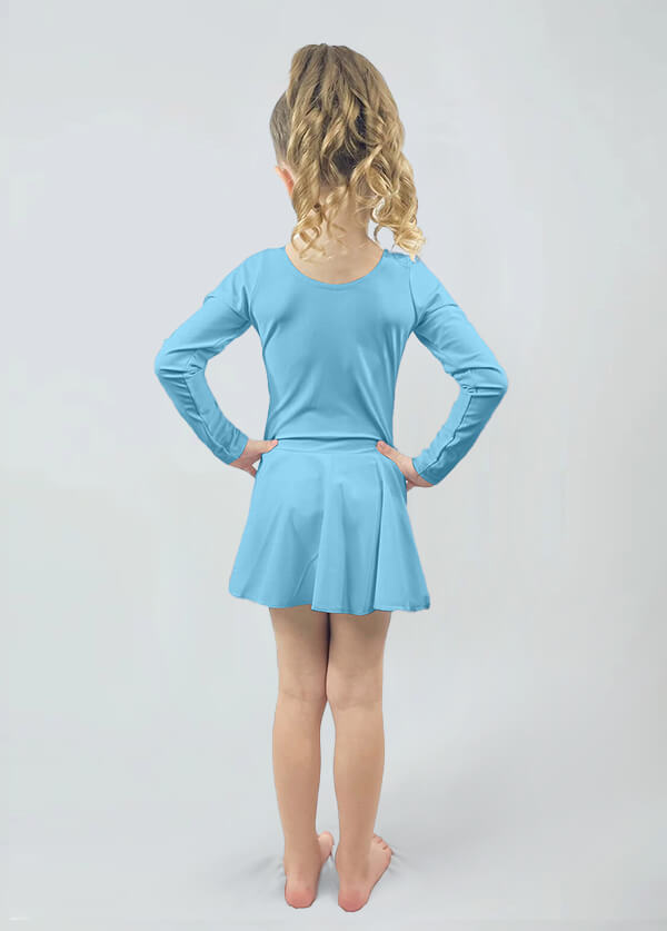 Speerise Long Sleeve Ballet Dance Leotard with Skirt