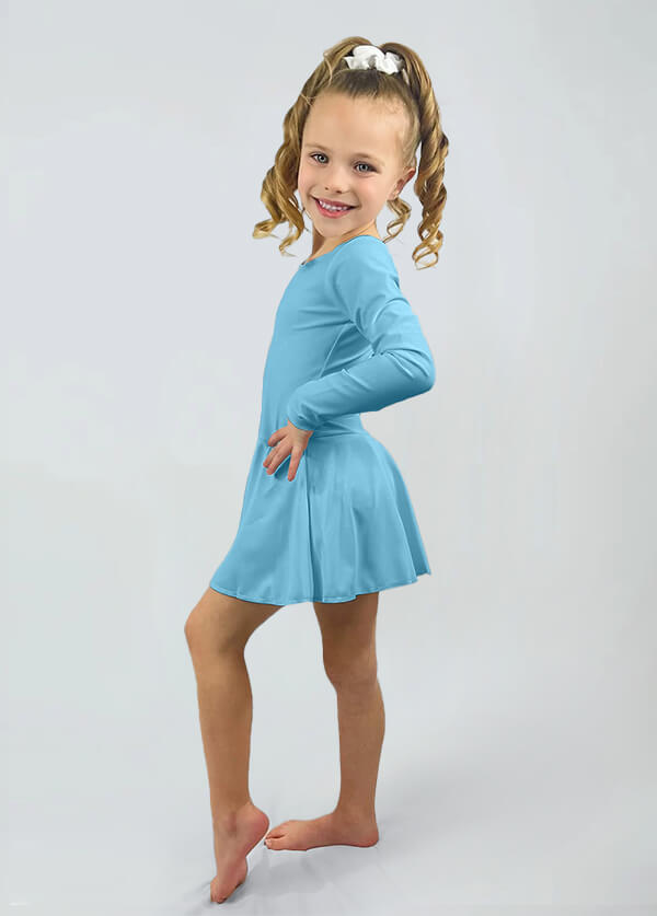 Speerise Long Sleeve Ballet Dance Leotard with Skirt