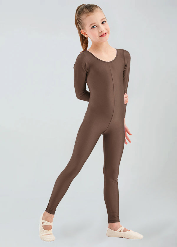 Speerise Girls Bodysuit Long Sleeve Spandex Unitard