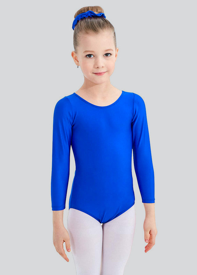 Speerise Girls Roundneck Long Sleeve Leotard