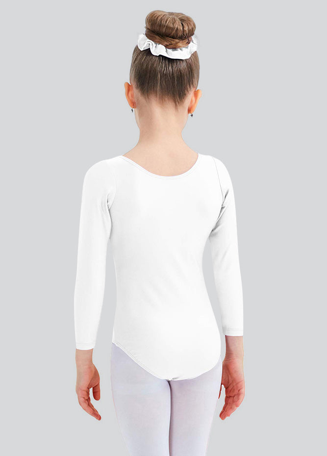 Speerise Girls Roundneck Long Sleeve Leotard