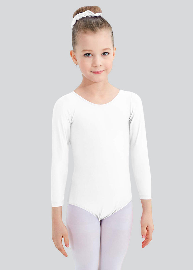 Speerise Girls Roundneck Long Sleeve Leotard