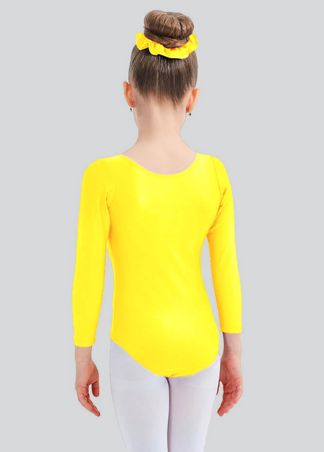 Speerise Girls Roundneck Long Sleeve Leotard