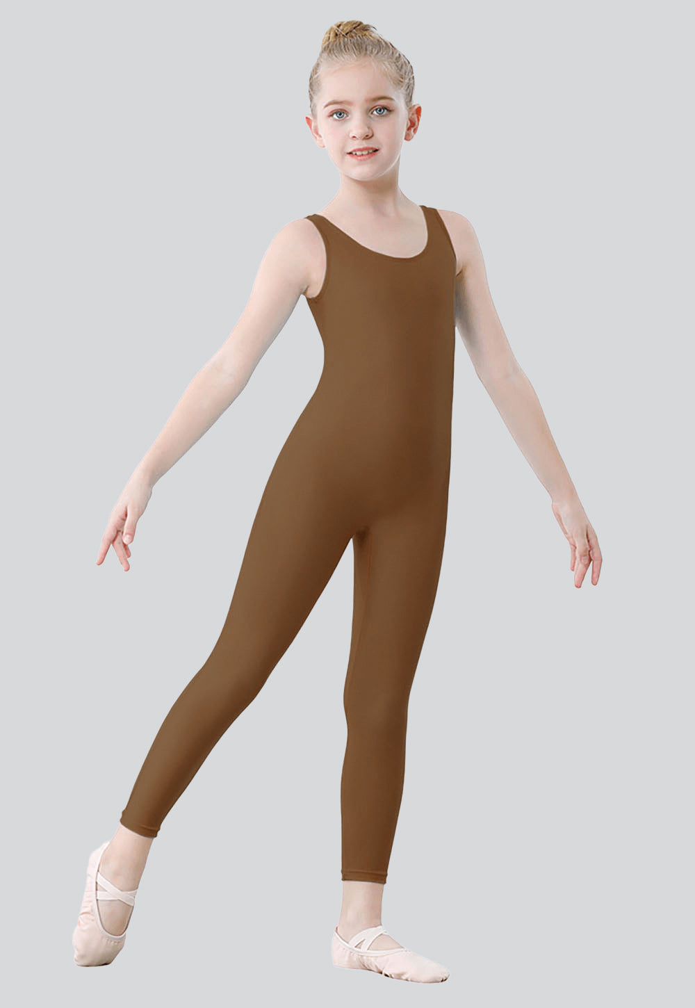 Speerise Girls Sleeveless Tank Stretchy Unitards