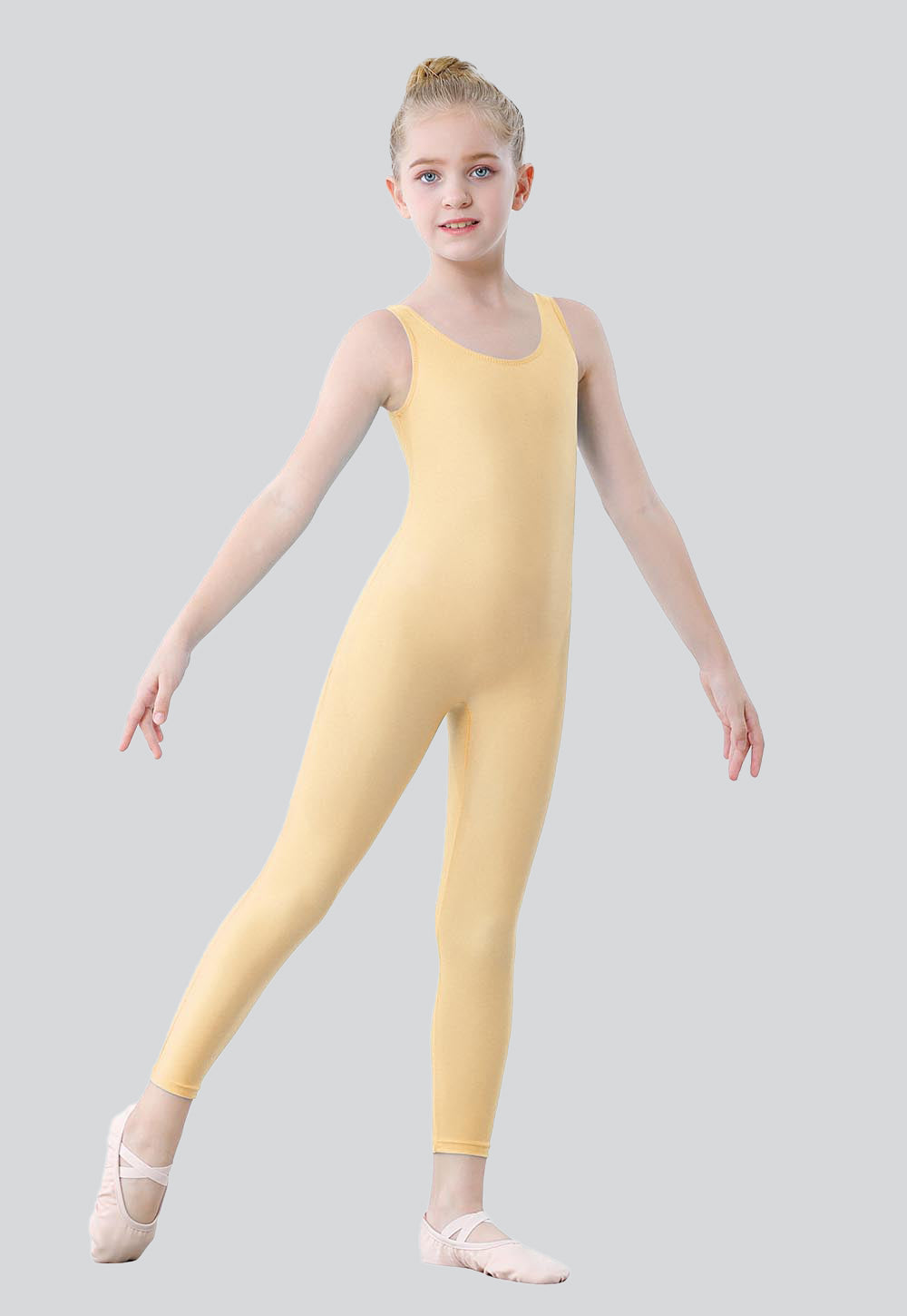 Speerise Girls Sleeveless Tank Stretchy Unitards