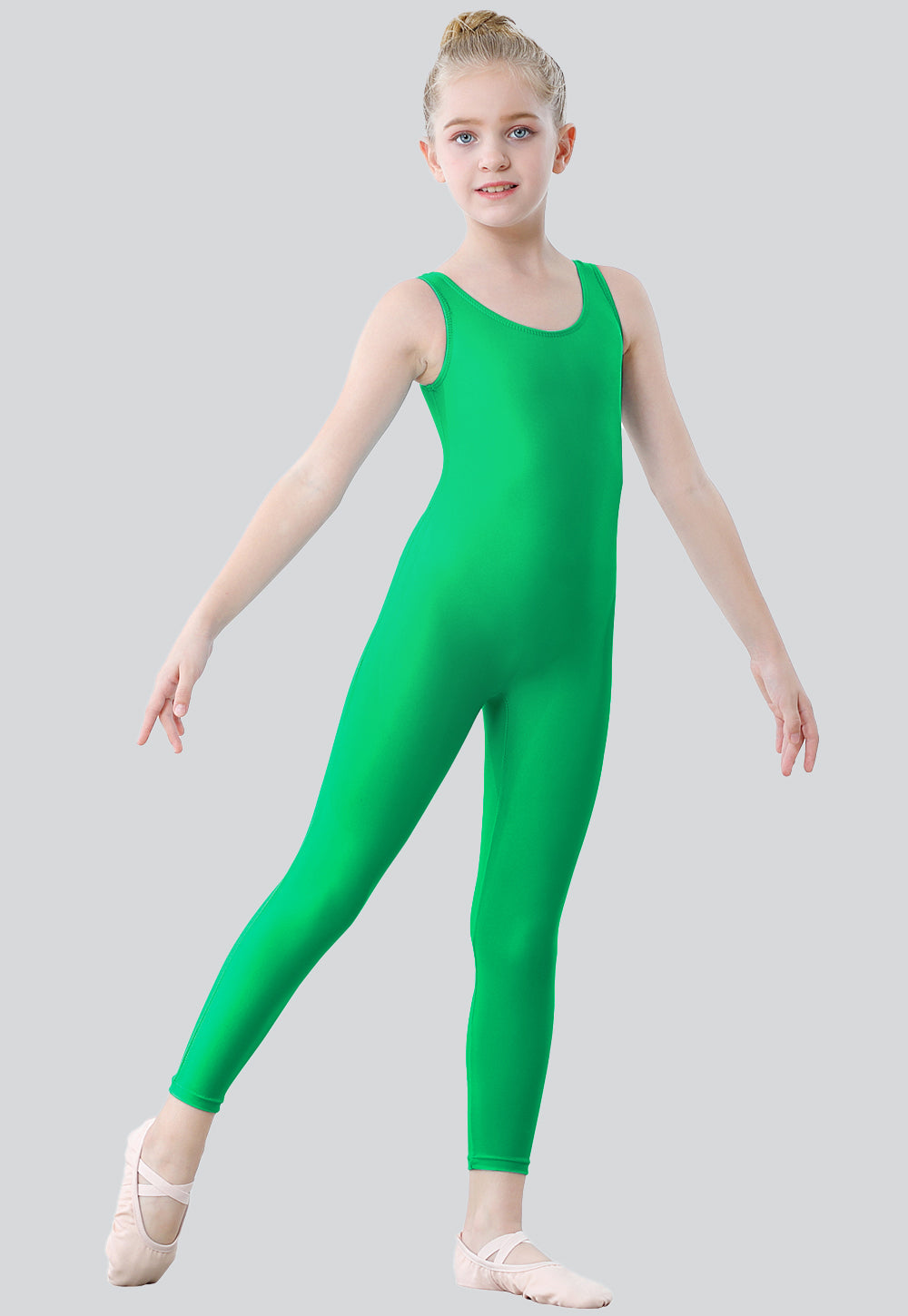 Speerise Girls Sleeveless Tank Stretchy Unitards