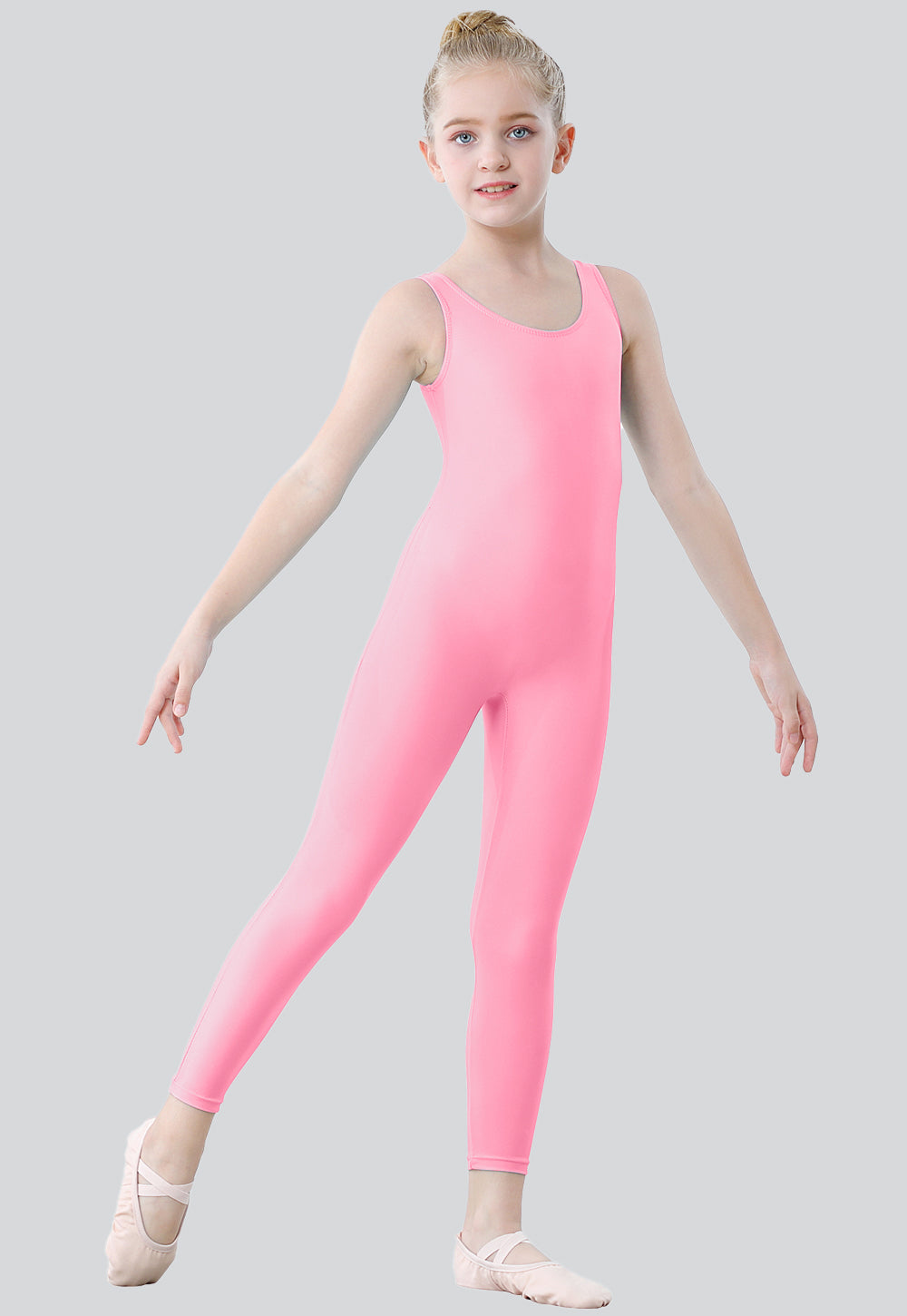 Speerise Girls Sleeveless Tank Stretchy Unitards