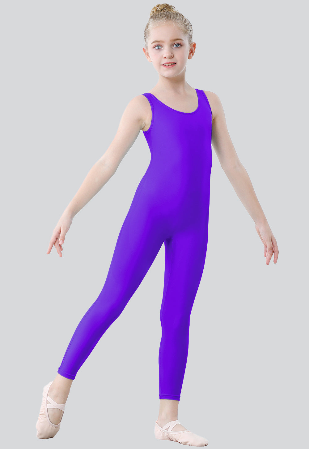 Speerise Girls Sleeveless Tank Stretchy Unitards