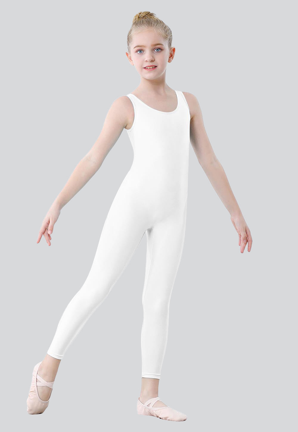 Speerise Girls Sleeveless Tank Stretchy Unitards